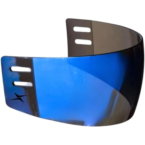 S30 Blue Mirrored Anti-Scratch/Anti-Fog Hockey Helmet Visor