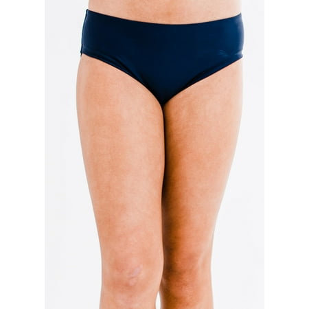 Calypsa Girl s Hipster Bikini Bottom with Center-back Ruching Detail