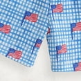thumbnail image 7 of HCNTES Toddler Baby Girl Boy Summer Clothes Short Sleeves T-Shirt Tops + Shorts Cute Outfits Set For 18-24 Months 2t 3t 4t 5t 6t 7t 8t Kid Independence Day(L04-Blue,6-12 Months), 7 of 7