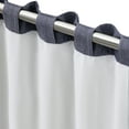thumbnail image 2 of Chevron 80C/20P Sustainable Triple Lined Rod Pocket w/Back Tabs Panel 48x84 Navy, 2 of 3