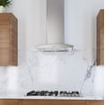 thumbnail image 1 of Ancona Tornado II 36 in. Wall Mount Range Hood in Glass and Steel, 1 of 5