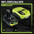 thumbnail image 6 of 2Packs 3.6Ah Lithium Battery Replacement for Ryobi 18V Battery P102 P103 P104 P105 P107 P108 P109 P122 Compatible with Ryobi 18V Cordless Power Tools, 6 of 7