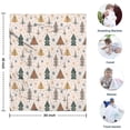 thumbnail image 4 of Multicolor Christmas Tree Pattern Blanket,Comfortable Soft Flannel Throw Blanket,All Season,Warm Lightweight Blankets for Sofa Bed Couch Living Room Chair,30"x40", 4 of 4