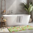 thumbnail image 2 of Red Mushroom Frog Green Pattern Kitchen Rug Mat,Kitchen Runner Rugs Non Skid Washable,Decorative Kitchen Floor Mats for Kitchen,Sink,Laundry,17"x47.2", 2 of 7