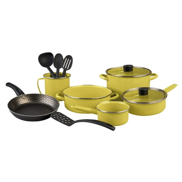 Batería De Cocina Cinsa Praktica Verde Lima Bay De 12 Piezas