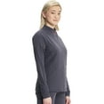 thumbnail image 3 of Cherokee Infinity GNR8 Women Scrubs Jacket Zip Front Plus Size IN320A, 2XL, Pewter, 3 of 5