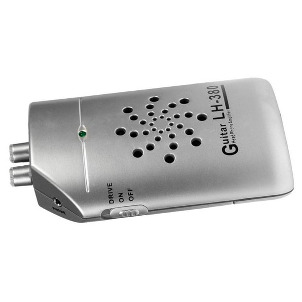 Amplificador de Guitarra Mini Amplificador Eléctrica de Plata Enrolladores