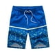 thumbnail image 1 of Puntoco Pantalones Cortos De Playa Para Hombre, Pantalones Cortos Estampados Con Bolsillo Con Cordón, Amarillo Xl, Pantalones Cortos Hombre, 1 of 8