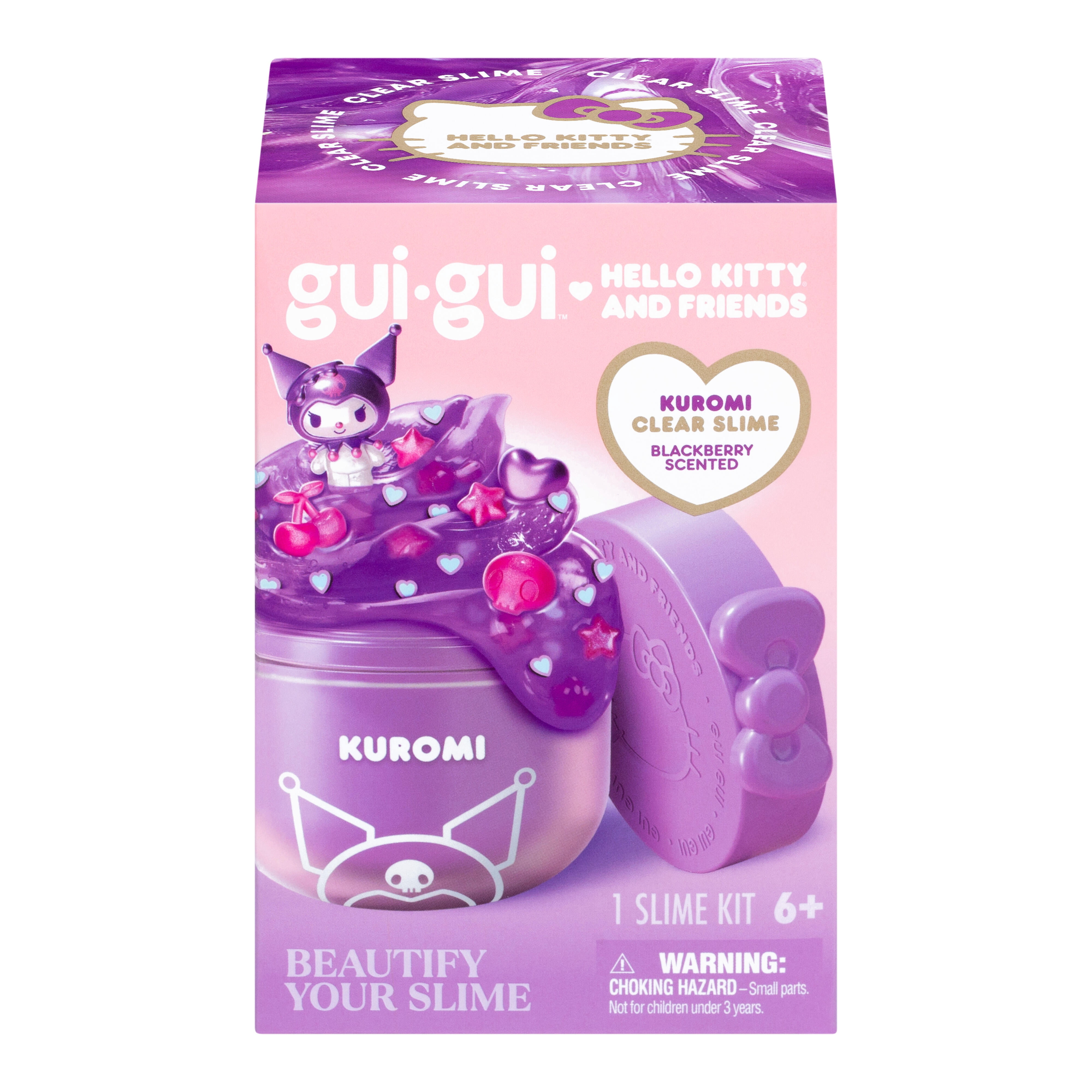 Gui Gui Hello Kitty® and Friends Slime Kit, Styles Vary, Charms, Mini Figures & Sparkle, Ages 6+