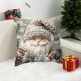 thumbnail image 5 of Lilixerw Christmas Pillow Cover,17.7x17.7Inch Festive Embroidery Cute Xmas Pillow Cover,Holiday Decorative PillowCase with Zipper for Sofa Couch Bed, 5 of 6
