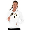 thumbnail image 4 of Puerto Rico Baseball Game Player 21 Hoodie Sweatshirt Women Men Brisco Brands X, 4 of 5