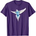thumbnail image 1 of Cool Flying Wings Blue Parakeet Budgie Bird Tropical Animal T-Shirt, 1 of 1