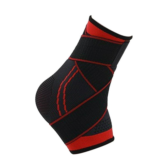 Hyasfey Ankle Brace Sprained Ankle Compression Sleeve Adjustable Foot Wrap Support for Plantar Fasciitis Relief Tendonitis Arthritis