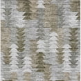 thumbnail image 5 of HomeRoots 579502 8 x 10 ft. Geometric Washable Indoor & Outdoor Rectangle Area Rug, Brown, Beige & Gray, 5 of 5