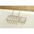 thumbnail image 3 of Kingston Brass CC2168 8-3/8 Inch Clawfoot Tub Hanging Soap and Sponge Holder in Brushed Nickel, 3 of 5