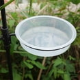 thumbnail image 3 of Happon 3Pcs Plastic Bird Feeders Bowls,Wild Birds Seed Feeder Waterer Round Birdbath Accessories Feeding Station Tray for Goldfinch,Oriole,Hummingbird, 3 of 6