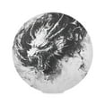 thumbnail image 6 of WOBOGO Black Dragons Round Placemats Set of 4 Heat Resistant Washable Kitchen Table Decorations 15.4in, 6 of 7