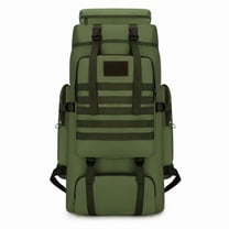 Canvas Large Capacity Backpack Travel Bag Men's Backpack Outdoor Sports Mountaineering Bag Hiking Retro Military Bag