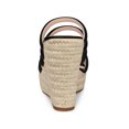 thumbnail image 2 of BLISSFUL STEP Women's Platform Strappy Slip on Espadrille Wedges Sandals, 2 of 6