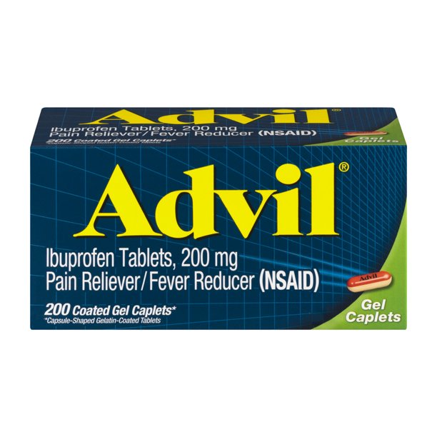 Advil Ibuprofen Gel Caplets 200 CT