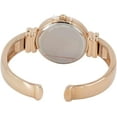 thumbnail image 6 of Blekon Original Mother of Pearl Cuff Bracelet Watch for Women with 31mm case Japanese Quartz Movement Metal hinged Bangle Style Cuff Wrist Watch for Ladies, 6 of 6