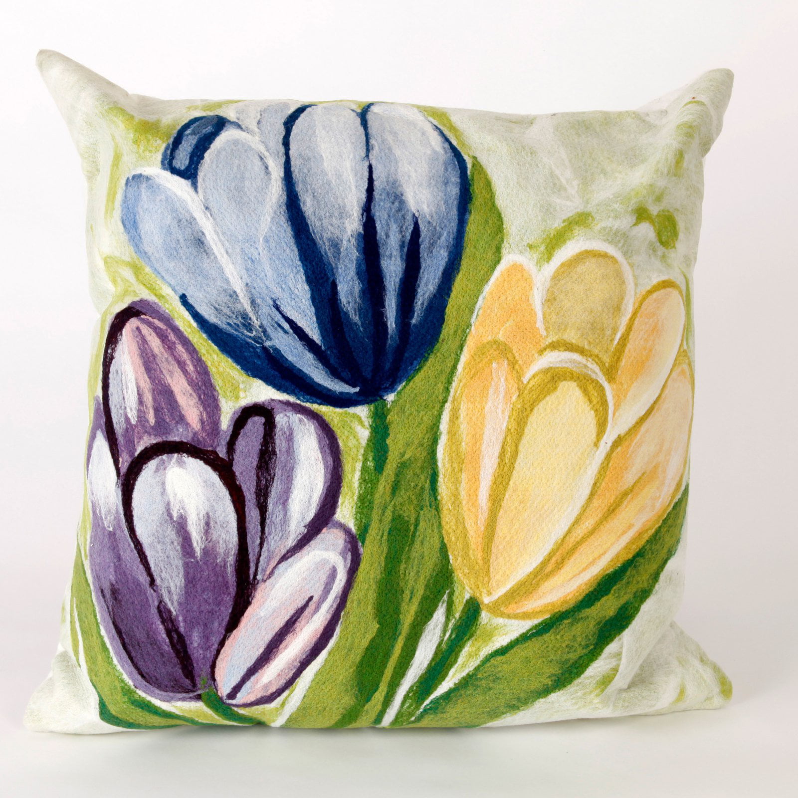 Indoor//Outdoor Pillows Warm Tulips Boat Liora Manne Patio Deck