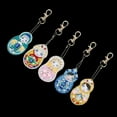 thumbnail image 2 of Jewelry Gifts Cartoon Doll Shape  Keychain,  Painting Keychain, For Student Children, 2 of 8