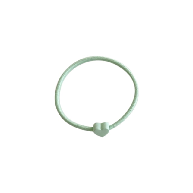 Faithtur Femmes Porte-Queue, Coeur Élastique Bande Accessoires de Coiffure de Mode