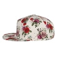 thumbnail image 3 of Fotbe Rose Flowers Flat Bill Visor Cap Classic Snapback Hat Polyester Foam Trucker Hat Trucker Cap Adjustable Baseball Cap, 3 of 9