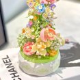 thumbnail image 3 of Compatible with Lego senbao 611050 flower face tea Music Box children assembled toy building blocks flower gift wholesale, 3 of 7