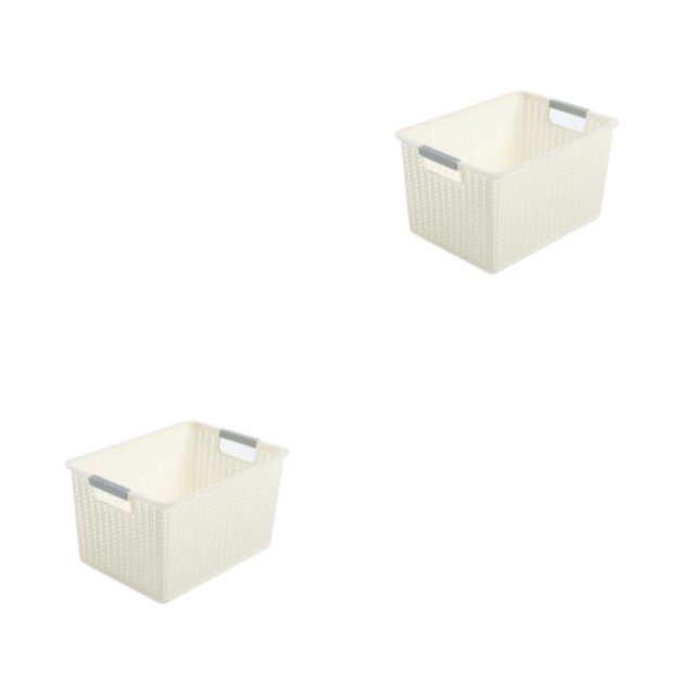 Naiovety Caja de plástico apilable - Organizador de almacenamiento duradero para habitación o dormitorio Ahorre espacio cuando no esté en el Type5 NO5