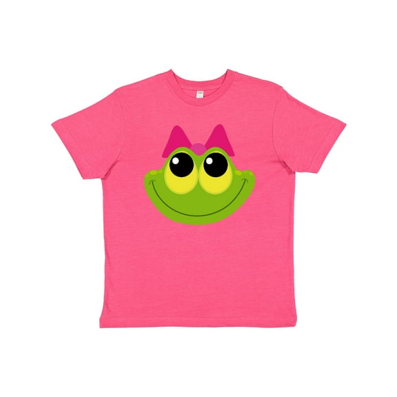 Inktastic Frog Face Girl Youth T-Shirt