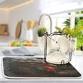thumbnail image 5 of Fierce Dragon Dish Drying Mat, Absorbent Microfiber Pad Protector For Kitchen Counter Top Mat Dish Drainboard 16x18in Home Decor, 5 of 7