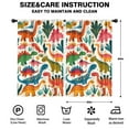 thumbnail image 2 of Blackout Kids Curtains,Cute Dinosaur Pattern Childrens Insulated Curtains Set Of 2,Bedroom Essentials,Toddler Room Decor 52x84in(132x213cm), 2 of 4