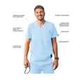 thumbnail image 3 of Adar Addition Scrubs For Men - Modern Multi Pocket V-Neck Scrub Top, 3 of 7