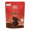 thumbnail image 2 of (2 pack) ChocZero No Sugar Added Milk Chocolate Hazelnut Keto Bark, 6 oz, 15 Pieces, 2 of 6