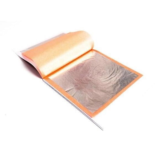 Slofoodgroup Genuine Silver Leaf - Cooking and Cake Decoration - 25 Soft Press Transfer Sheets