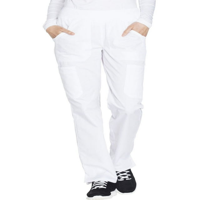 CHOK Workwear Originals Women‘s Scrubs Pant Mid Rise Straight Leg Pull-On Cargo WW210
