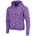 thumbnail image 2 of Unisex The Wild Collective Purple Los Angeles Lakers Allover Logo Pullover Hoodie, 2 of 3