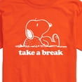 thumbnail image 3 of Peanuts - Take A Break - Men's Short Sleeve Graphic T-Shirt, 3 of 6