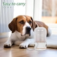 thumbnail image 3 of OULII 1Set Multi Functional Portable Dog Water Bottle White Safe Material for Outdoor Use, 3 of 8