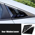 thumbnail image 5 of For 10Th Gen 2016-2021 Sedan Rear Side Window Louvers Scoop Shades Cover Trim Blinds, 5 of 5