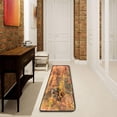 thumbnail image 4 of Dreamtimes Autumn Owl Tree Hallway Runner Rug 2'x6' Kitchen Rug with Rubber Backing Fall Leaves Non Slip Entryway Rug Runner Washable Soft Area Rug for Hallway Bedroom Kitchen Decor, 4 of 6
