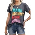 thumbnail image 2 of MOSHU Mothers Day Shirts for Women Round Neck Women T-Shirts Short Sleeve Loose Graphic Tees, 2 of 9