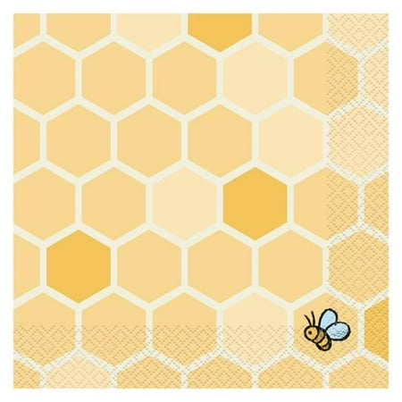 Winnie The Pooh Happy Honeycomb Party Luncheon Napkins - 16 per Pack