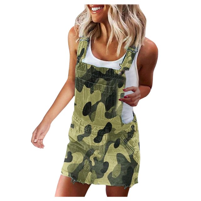 YDLCAFD Women Denim Overalls Sexy And Fashionable Washed Denim Jumpsuits XXL