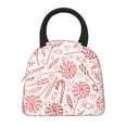 thumbnail image 3 of XMXT Reusable Lunch Bag Women, White Lollipop Candy Hand Drawn Large Lunchbox Insulated Lunch Box for Work School, Multicolor, 3 of 9