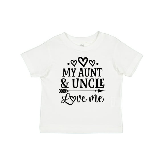 Inktastic My Aunt and Uncle Love Me Niece Boys or Girls Toddler T-Shirt
