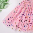 thumbnail image 4 of IDOPIP Baby Girls Sequins Tutu Dress Butterfly Daisy Polka Dots Princess Tulle Evening Gown, 4 of 7
