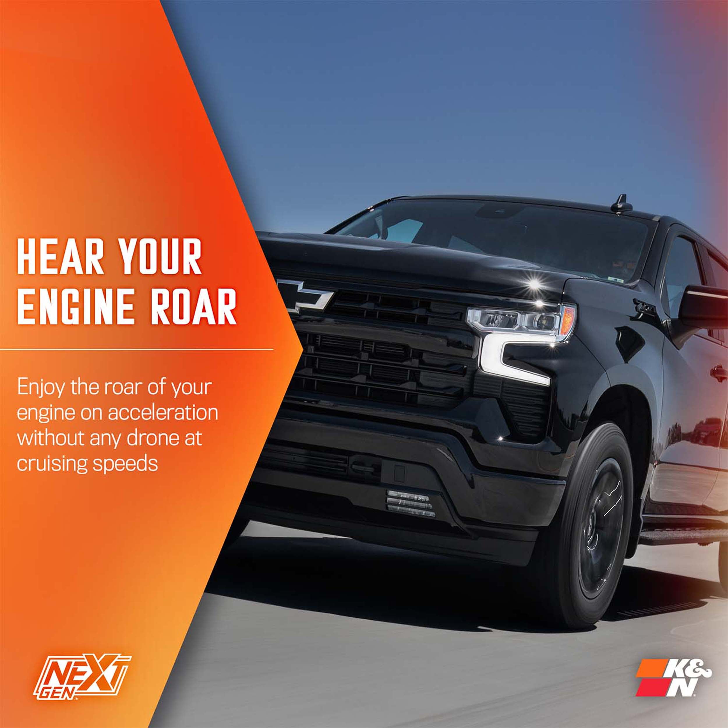 K&N Performance NextGen Cold Air Intake System: Easy Installation, Engineered to Maximize Airflow, Boost Horsepower & Torque, 50-3110